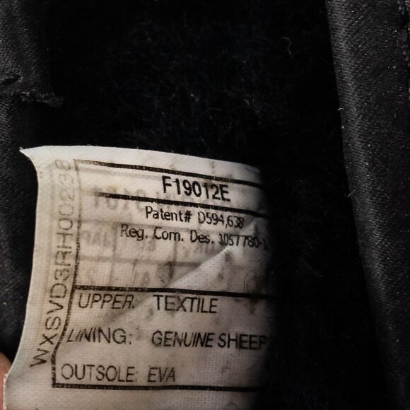 UGG Australia Women's Classic Short Cosmos Black Sequin Boots Size 10 - Picture 8 of 8